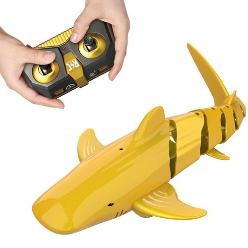 Bateau Requin Dor Rc 2.4g, Simulation Radio Robot, Modle tanche, Tlcommande lectronique, Jouets Animaux De Natation Pour Enfants
