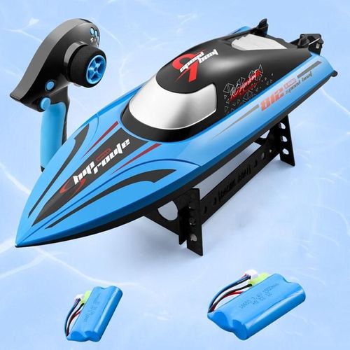 Bateau Tlcommand Haute Vitesse Pour Enfants tanche Avec Batterie Longue Dure Bleu YONIS