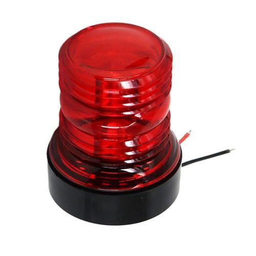 Bateau Yacht Ponton Led, Navigation 12v/24v Rouge 360 Arc Signal D'avertissement