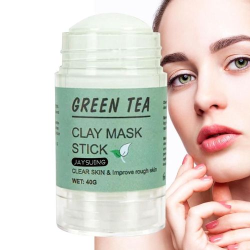 Bton De Th Vert Pour Le Visage, Dissolvant De Points Noirs, Bton De Th Vert En Argile Purifiante, Bton De Th Vert Pour La Peau Sche