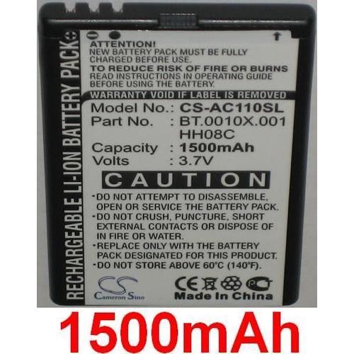 Batterie 1500mah 3.7v Pour Acer Be Touch E110 - Bt.0010x.001