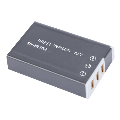 Batterie d'appareil photo portable NP-95 1600 mAh compatible avec Fujifilm X30 X100 X100S X100T X S1