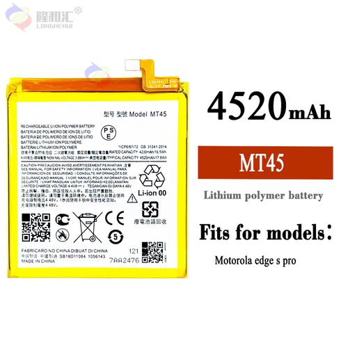 Batterie De Remplacement,Compatible Avec La Batterie De Tlphone Portable Intgre Motorola Edge S Pro Mt45