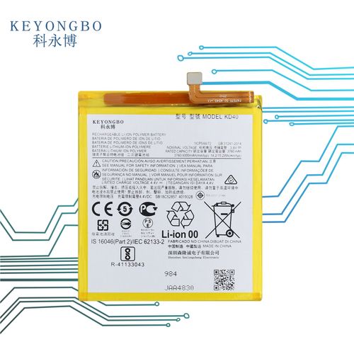 Batterie De Remplacement,Compatible Avec La Batterie De Tlphone Portable Motorola Moto G8 Plus/G8+ Xt2019/Xt2019-2 Kd40
