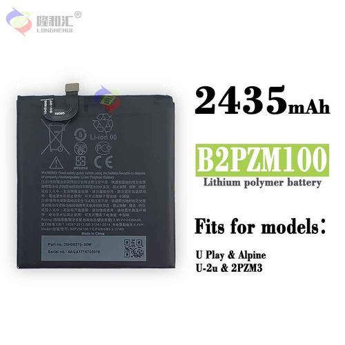 Batterie De Remplacement,Convient Pour Htc U Play/U-2u Batterie De Tlphone Portable Haute Capacit B2pzm100 Carte lectrique Intgre A Noyau D'origine