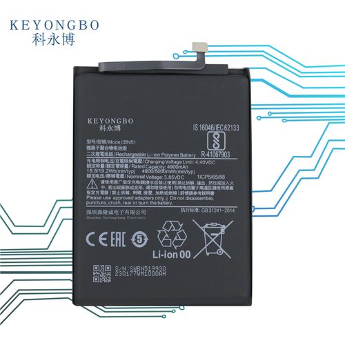 Batterie De Remplacement,Convient Pour Miui Xiaomi Redmi 8 Redmi 8a Dual Batterie De Tlphone Portable Bn51 5000mah Batterie Intgre