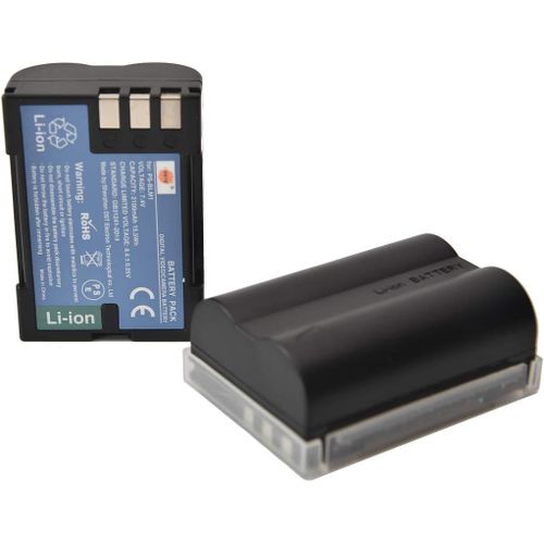 Batterie de Remplacement en 2 pices BLM-1 PS-BLM1 Batterie Compatible pour Olympus E-1 Olympus E-3 Olympus E-30 Olympus E-520