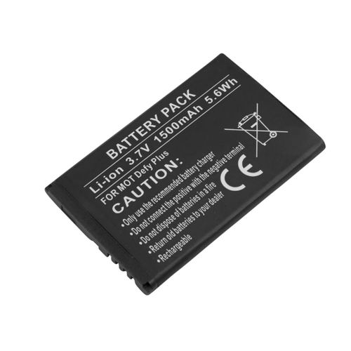 Batterie de Remplacement pour Motorola Defy Plus Li-ion 3,7V 1500mAh 5,6Wh