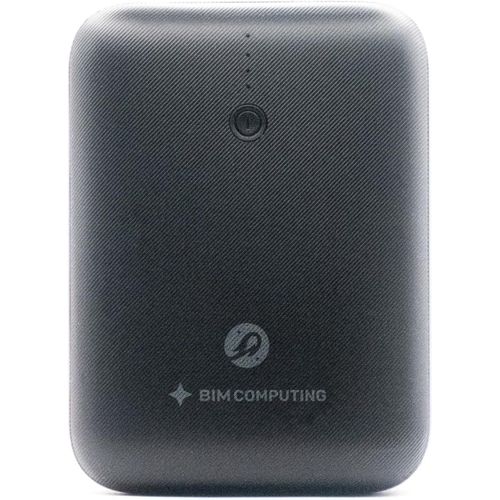Batterie Externe 10000mah,Mini Powerbank Usb-C Et Usb,Recharge Rapide Et Universelle Pour Smartphone,Iphone,Macbook,Android-Portable Et Lger,Noire