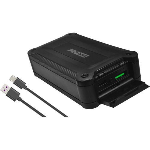 Batterie Externe tanche Ip 67 De 10 000 Mah - Extrmement Compacte Et Robuste - Batterie D'extrieur Avec Usb-C Power Delivery Et Fonction De Charge Rapide Quick Charge - 2 Sorties Usb - 18