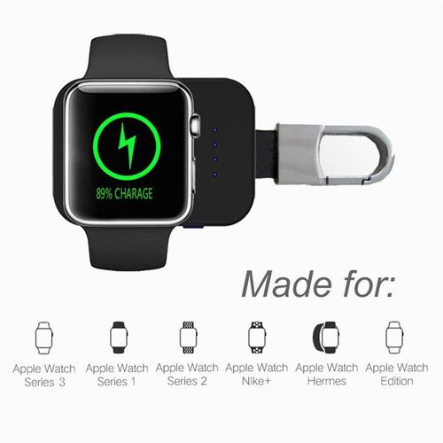 Batterie Externe Qi Chargeur Sans Fil Pour Apple Watch Watch 1 2 3 4 Chargeur Sans Fil Batterie Externe 950 Mah Portable En Plein Air