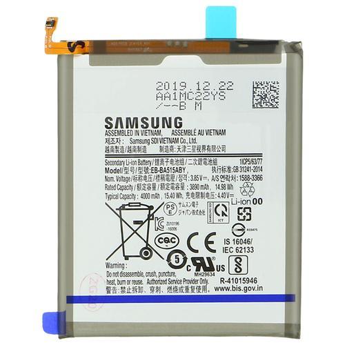 Batterie Interne Samsung Galaxy A51 4000mah Original Eb-Ba515aby Noir