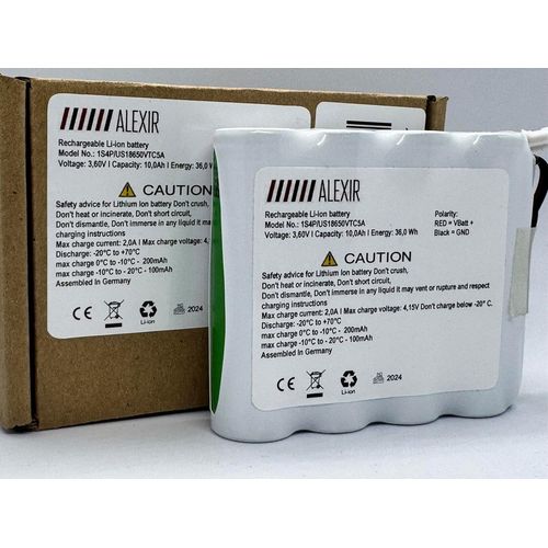 Batterie Li-ion 1S4P avec BMS,4 cellules US18650VTC5A 3,6 V/10,0 Ah (avec fiche Micro JST PH 2.0 2P)