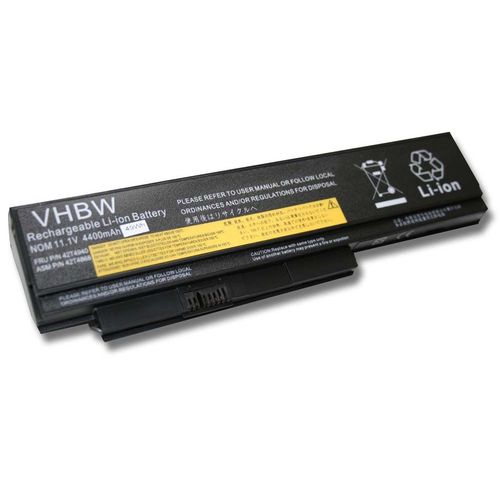 Batterie LI-ION 4400mAh 11.1V noir pour IBM Lenovo ThinkPad X220, X220i, X220s, X230 remplace 0A36281, 0A36282, 0A36283, 42T4861, 42T4862 etc.