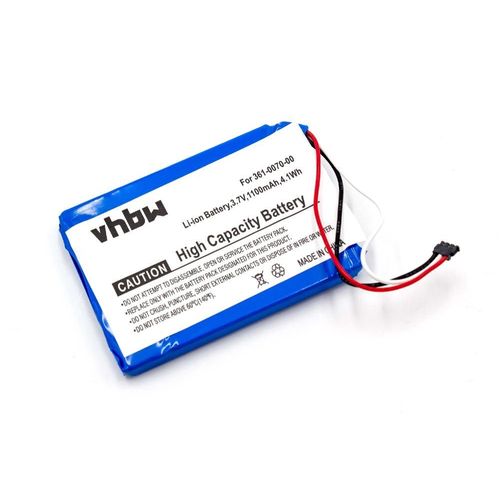 Batterie Li-Ion Vhbw 1100mah (3.7v) Pour Systme De Navigation, Gps Garmin Nvi 3597lmt, 3597, 3597lmthd, 3598, 3598lmt  Remplace: 361-00070-00.