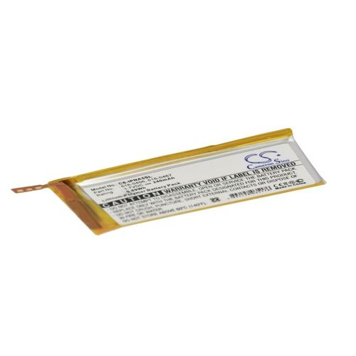 Batterie Li-Polymer 3,7v 240mAh/0.89Wh type 616-0406, 616-0467, P11G73-01-S01 pour Apple iPod Nano 5