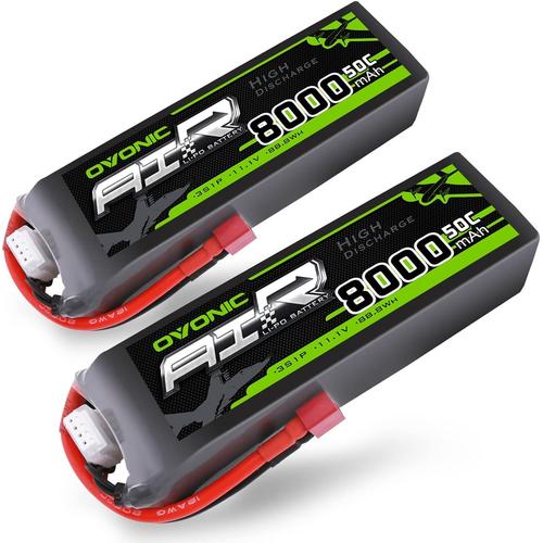 Batterie Lipo 3s 8000mah 50c 11.1v Avec Prise En T De Style Dean Pour Avion Rc Hlicoptre Voiture Camion Truggy Rc Passe-Temps