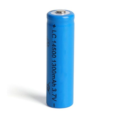 Batterie Lithium-Ion Rechargeable AA 14500 v 3.7 mah, pour jouets, lampe de poche LED, tlcommande de rasoir et souris, 1300