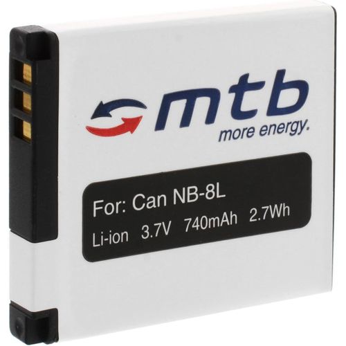 Batterie NB-8L pour Canon PowerShot N, A2200 A3000 A3100 A3150 A3200 is...+ Voir liste!