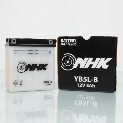 Batterie Nhk Pour Scooter Honda 50 Nh Lead 1986  1996 Yb5l-B / 12v 1.6ah Neuf