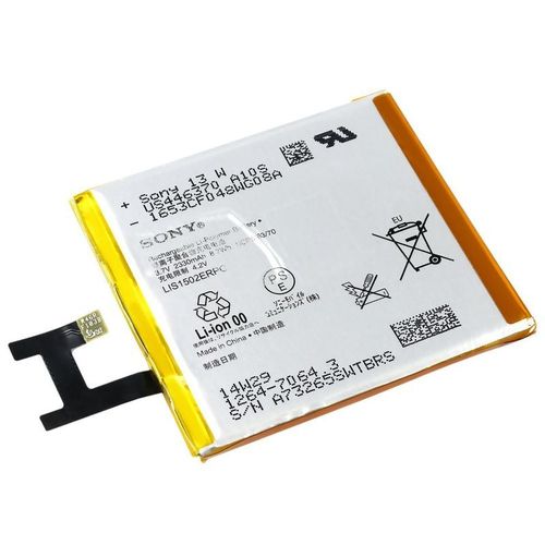 Batterie Originale Noir D'origine Sony C6606 Xperia Z Standard [100% Original Officiel, Tlphone Non Inclus] Lis1502erpc