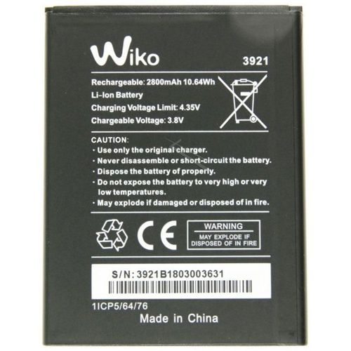 Batterie Origine Wiko Lenny 5 De 2800 Mah
