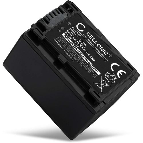 Batterie Pour Camra, Compatible Avec Sony Ax53 4K Handycam Fdr-Ax53, Np-Fv70, Np-Fv50 (7.4V, 1500Mah)[GOP6251392]