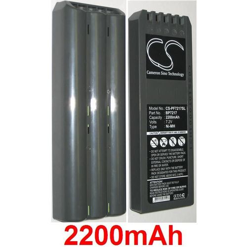 Batterie Pour Fluke 741, Fluke 741b, Fluke 743, Fluke 743b, Fluke 863, Fluke 865, Fluke 867, Fluke 867b, Fluke Dsp100, Fluke Dsp2000, P/N: Bp7217 Bp-7217, 7.2v Ni-Mh **2200mah**