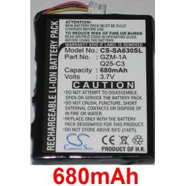 Battery for Philips GoGear HDD6330 30GB GZM-1A Q25-C3 680mAh LIONX 