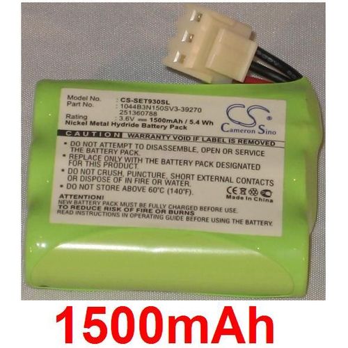 Batterie Pour Sagem Monetel Eft930, Sagem Monetel Eft930b, Sagem Monetel Eft930g, Sagem Monetel Eft930p, P/N: 1044b3n150sv3-39270, 251360788, Ni-Mh **1500mah**