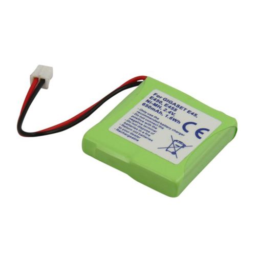 Batterie pour Siemens Gigaset E45 / E450 / E455 NiMH 2.4V 650mAh 1.6Wh Vert
