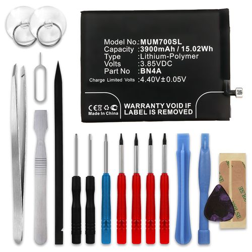 Batterie Interne Neuve Pour Smartphone Xiaomi Redmi Note 7 - Bn4a 3900mah + Set De Micro Vissage - Kit De Remplacement Tlphone Portable