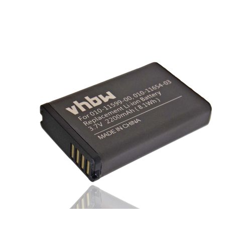 Batterie Vhbw 2200mah (3.7v) Pour Gps Garmin E1gr, E1gr Virb Elite, E2gr, E2gr Virb Elite, Action Hd Camera 1.4. Remplace: 010-11599-00, 010-11654-03.