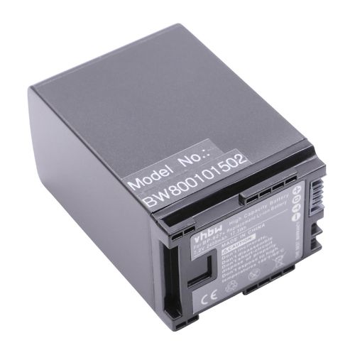 Batterie vhbw compatible avec Canon Legria FS46, HF20, FS37, FS406, HF100, HF11 HD, FS405, HF10 camscope camra vido (2400 mAh, 7.2 V, Li-Ion) + infochip