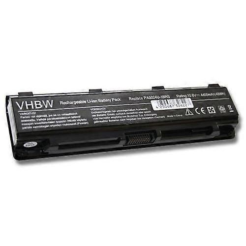 Batterie vhbw compatible avec l'ordinateur portable Toshiba Satellite Pro L800D, L805, C870D, C875, C875D, L800, C855, C855D, C870, L805D (4400 mAh, 10.8 V, Li-ion)