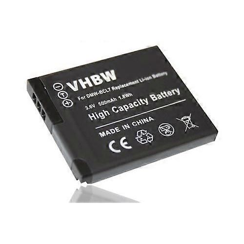 Batterie vhbw compatible avec les appareils photo Panasonic Lumix DMC-FS50K, DMC-FS50P, DMC-FS50, DMC-SZ3, DMC-SZ3K, DMC-FS50S, DMC-FS50V (500 mAh, 3,6 V, Li-Ion)
