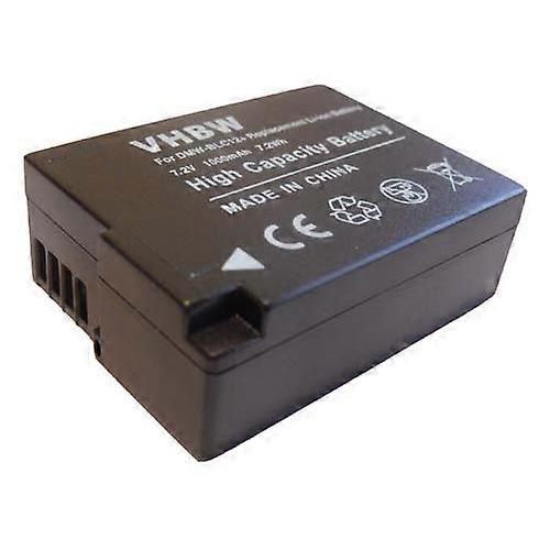 Batterie vhbw compatible avec les appareils photo Panasonic Lumix DMC-G5X, DMC-G6KK, DMC-G70, DMC-G6, DMC-G70H, DMC-G7, DMC-G70K (1000 mAh, 7.2 V, Li-Ion), infochip