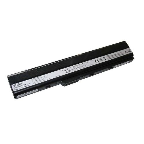 Batterie vhbw compatible avec les ordinateurs portables Asus P52JC, P52F, P52, P42JC, K62JR, P52F-SO017X, P52F-SO006X, P42F, P42, P42, P42J (4400 mAh, 11.1 V, Li-ion)