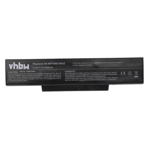 Batterie Vhbw Compatible Avec Les Ordinateurs Portables Msi Megabook Gx730x, Gx675, Gx730, Gx720x, Gx720, Gx640, Gx677, Gx677x, Gx675x, Gx640x (4400 Mah, 11,1 V, Li-Ion)