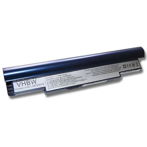 Batterie vhbw compatible avec les ordinateurs portables Samsung N120, N130, N140, N510, NC20, NC10, ND10, ND20, N110 (4400 mAh, 11.1 V, Li-ion)