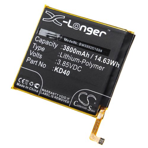 Batterie Vhbw De Remplacement Pour Motorola Kd40, 1icp5/66/2 Pour Tlphone Portable Smartphone (3800mah, 3.85v, Li-Polymre)