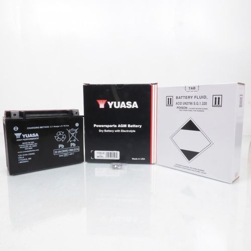 Batterie Yuasa Pour Moto Honda 1500 Gl Gold Wing 1988  2000 Neuf