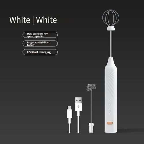 Batteur  ?Ufs lectrique Rotatif  Main, Fouet  ?Ufs Rotatif, Baguette De Mousse De Caf, Mlangeur  Cappuccino, Outils De Cuisine Portables Usb