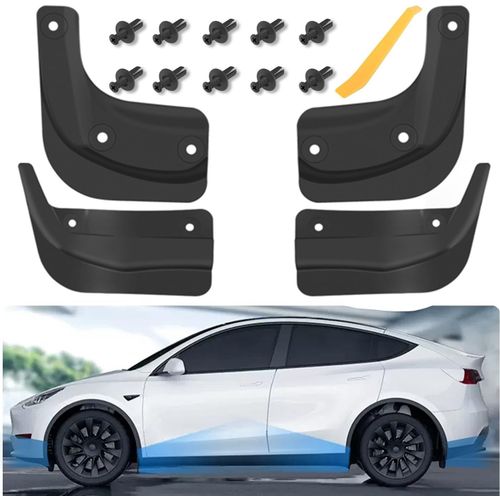 Bavettes Garde-Boue Pour Tesla Model 3 Highland, Mud Flaps Garde-Boue Pour Modle 3 Highland 2024, Garde-Boue Sans Perage Pour Tesla Model 3 Highland Accessoires[Rou5242251]