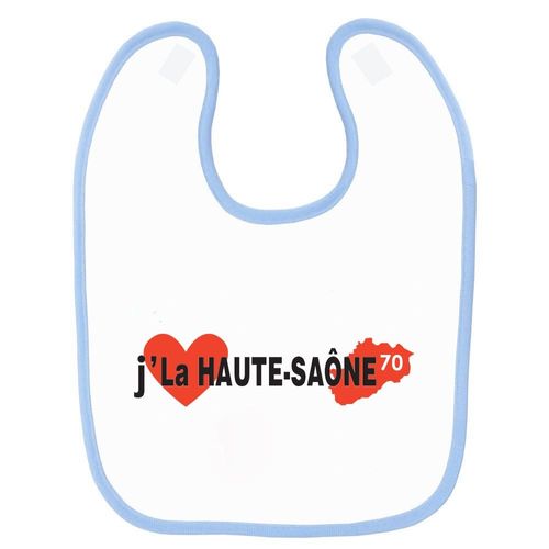 Bavoir Bb Imprim J'aime La Haute-Sane Bleu