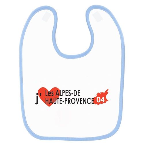 Bavoir Bb Imprim J'aime Les Alpes Hp Bleu