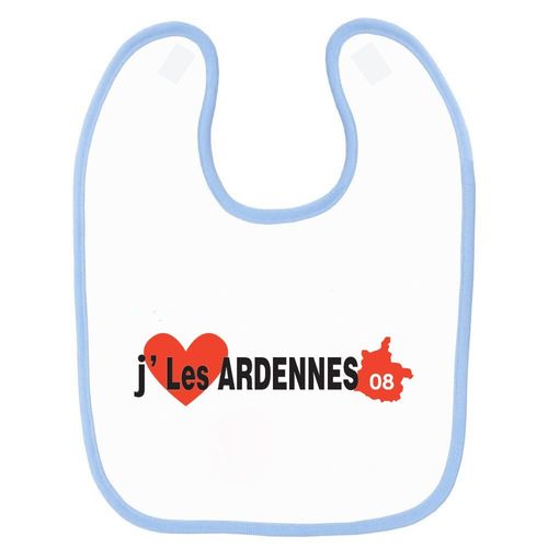 Bavoir Bb Imprim J'aime Les Ardennes Bleu