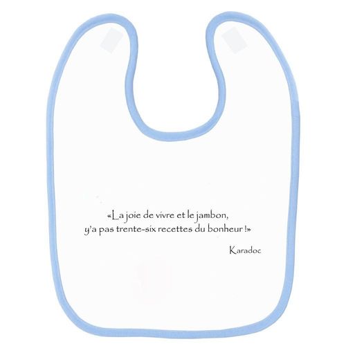 Bavoir Bb Kaamelott Karadoc Recette Du Bonheur Bleu