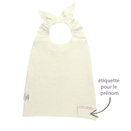 Serviette Bavoir Lin cru