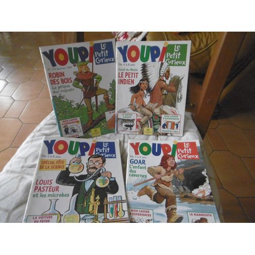Bayard Presse Youpi Le Petit Curieux Lot De 4 N 124/126/133/134